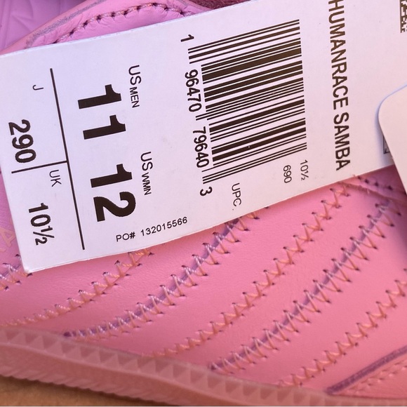 Adidas x Pharrell [11] Humanrace Samba Pink Sneakers IE7295 - Picture 2 of 7